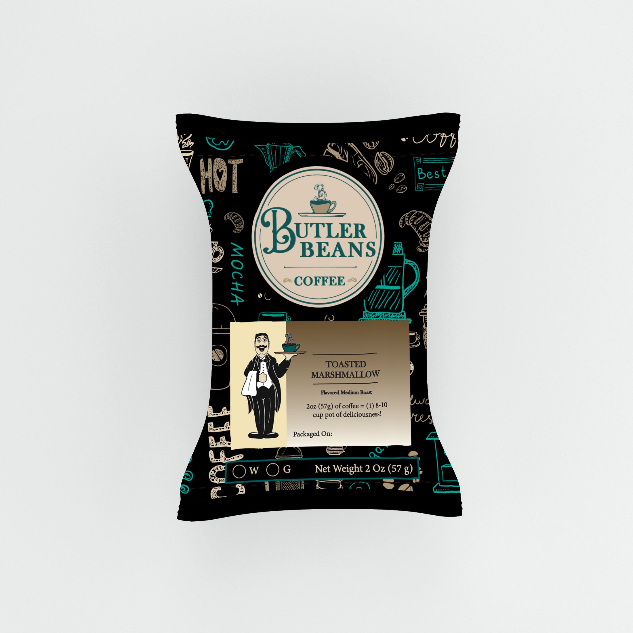 Toasted Marshmallow Flavored Coffee – Sweet Campfire Dessert Blend | Butler Beans Coffee Butler Beans Coffee