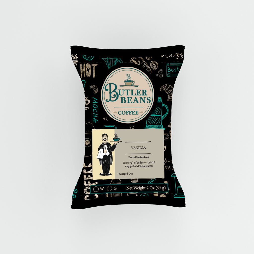 Vanilla Flavored Coffee – Smooth Classic Vanilla Medium Roast | Butler Beans Coffee Butler Beans Coffee