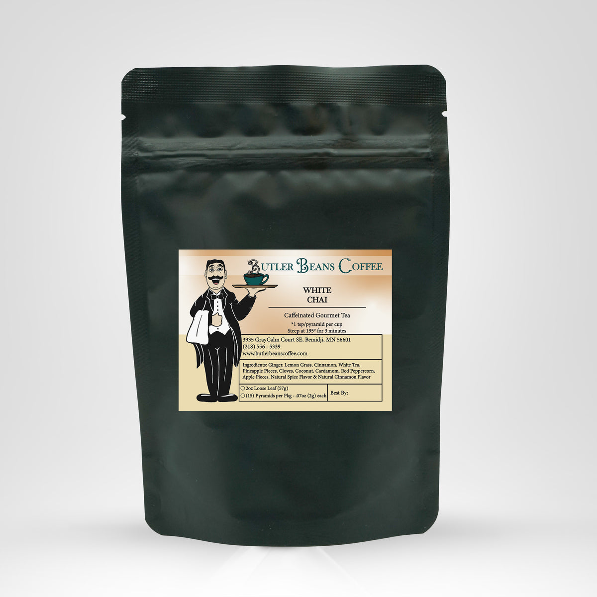 White Chai Tea – Light, Zesty, and Aromatic | Butler Beans – Butler ...