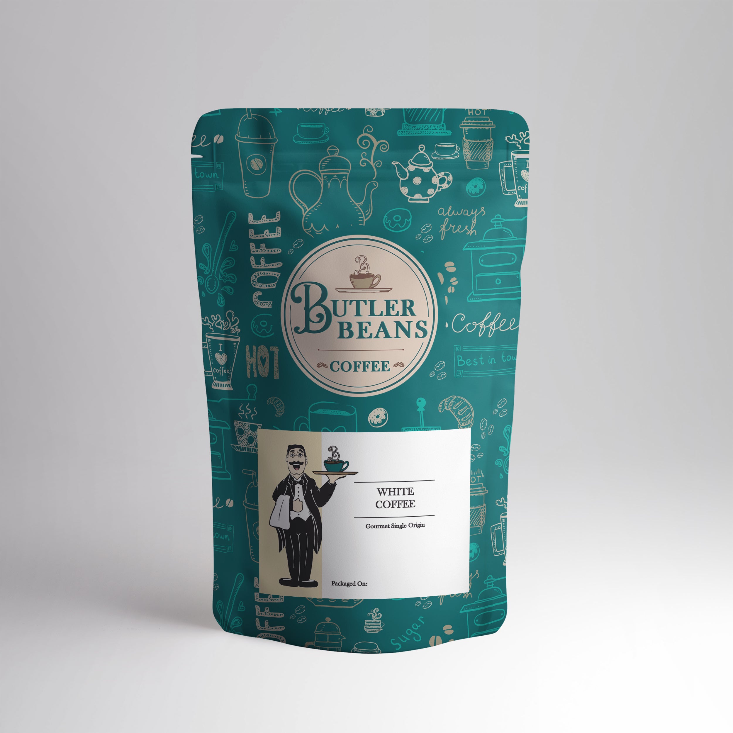 White Coffee – Smooth Extremely Light Roast with Nutty Flavor | Butler Beans Coffee Butler Beans Coffee