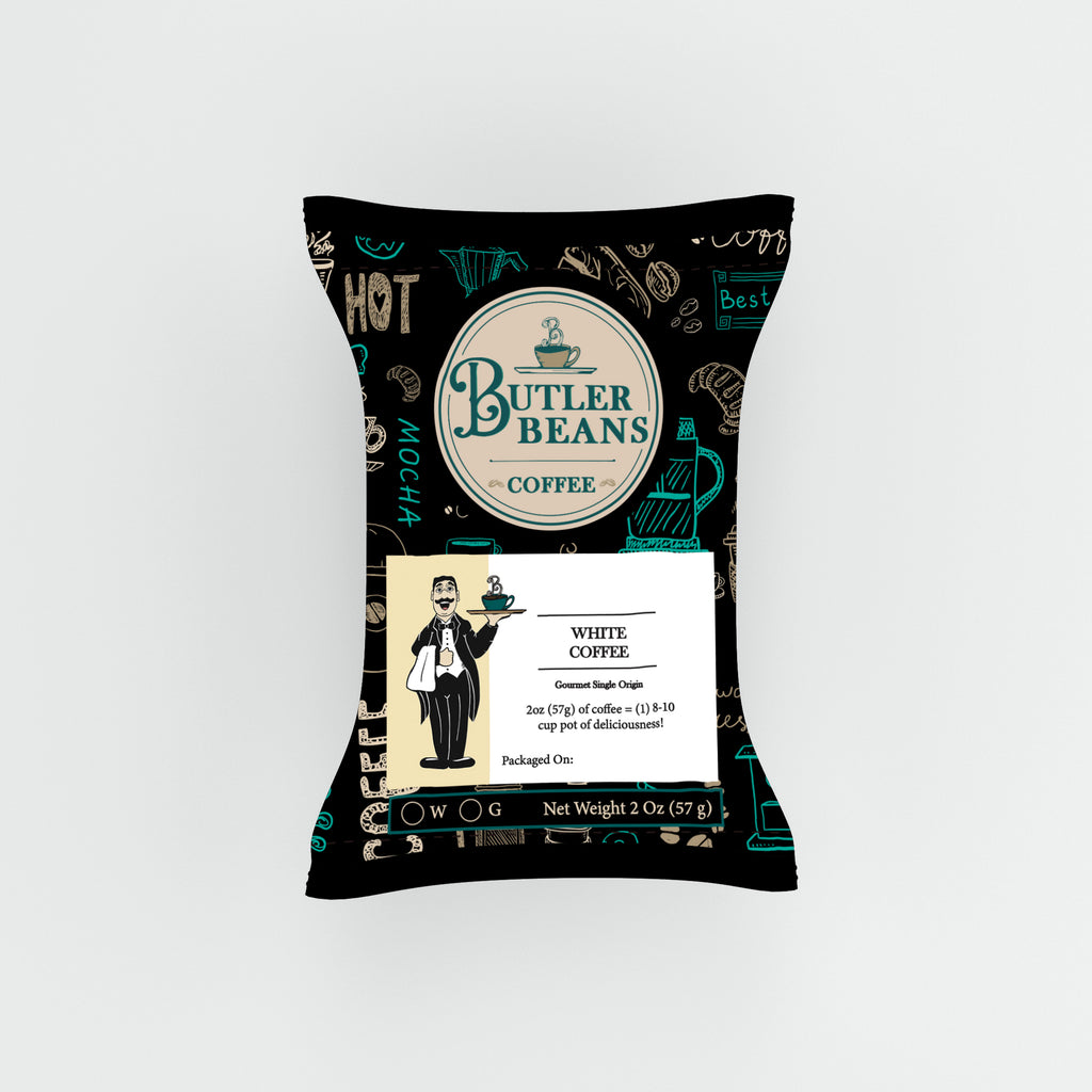White Coffee – Smooth Extremely Light Roast with Nutty Flavor | Butler Beans Coffee Butler Beans Coffee