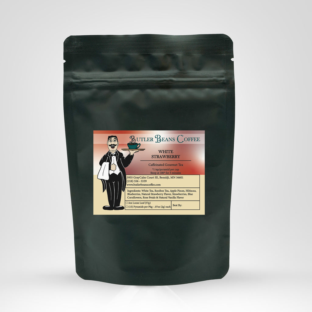 White Strawberry Tea Tea & Infusions Butler Beans Coffee