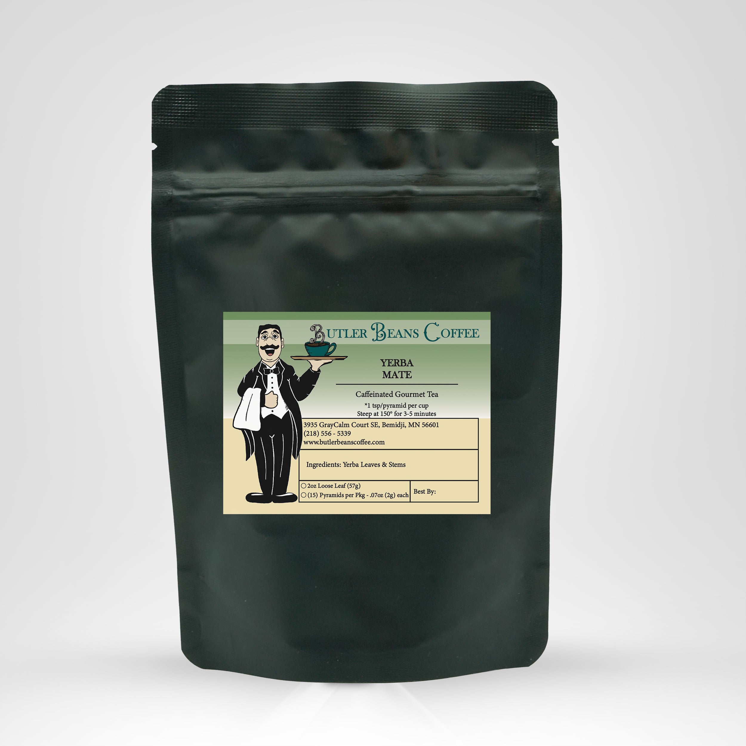 Yerba Mate Tea Tea & Infusions Butler Beans Coffee